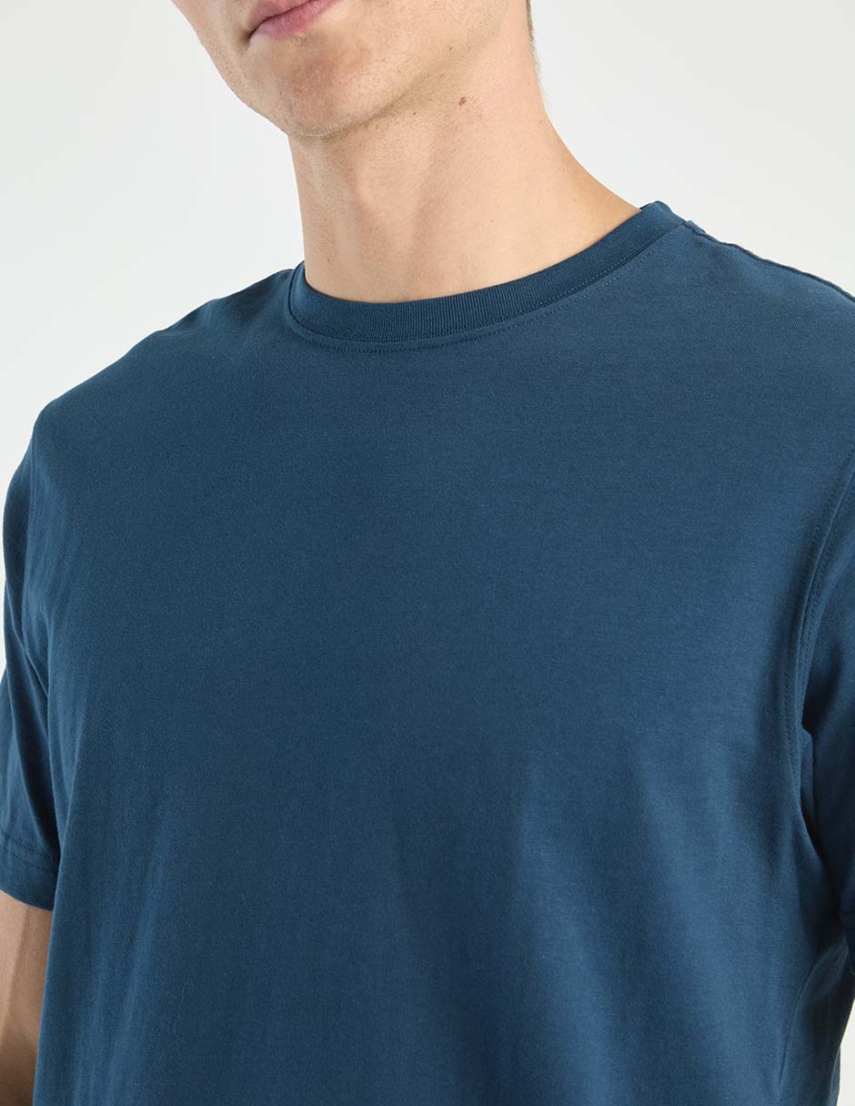 Playera cuello redondo para hombre