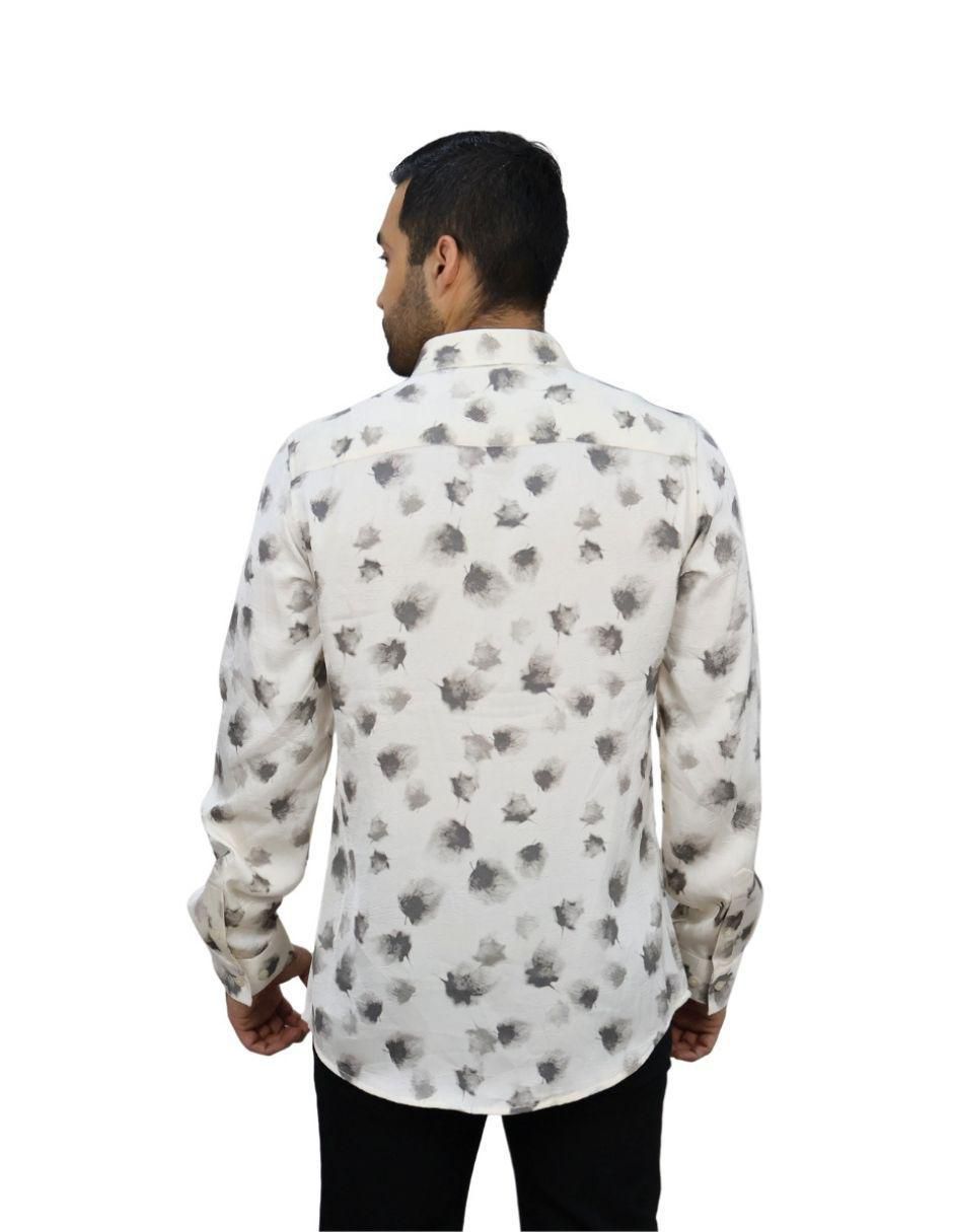 Camisa formal manga larga para hombre