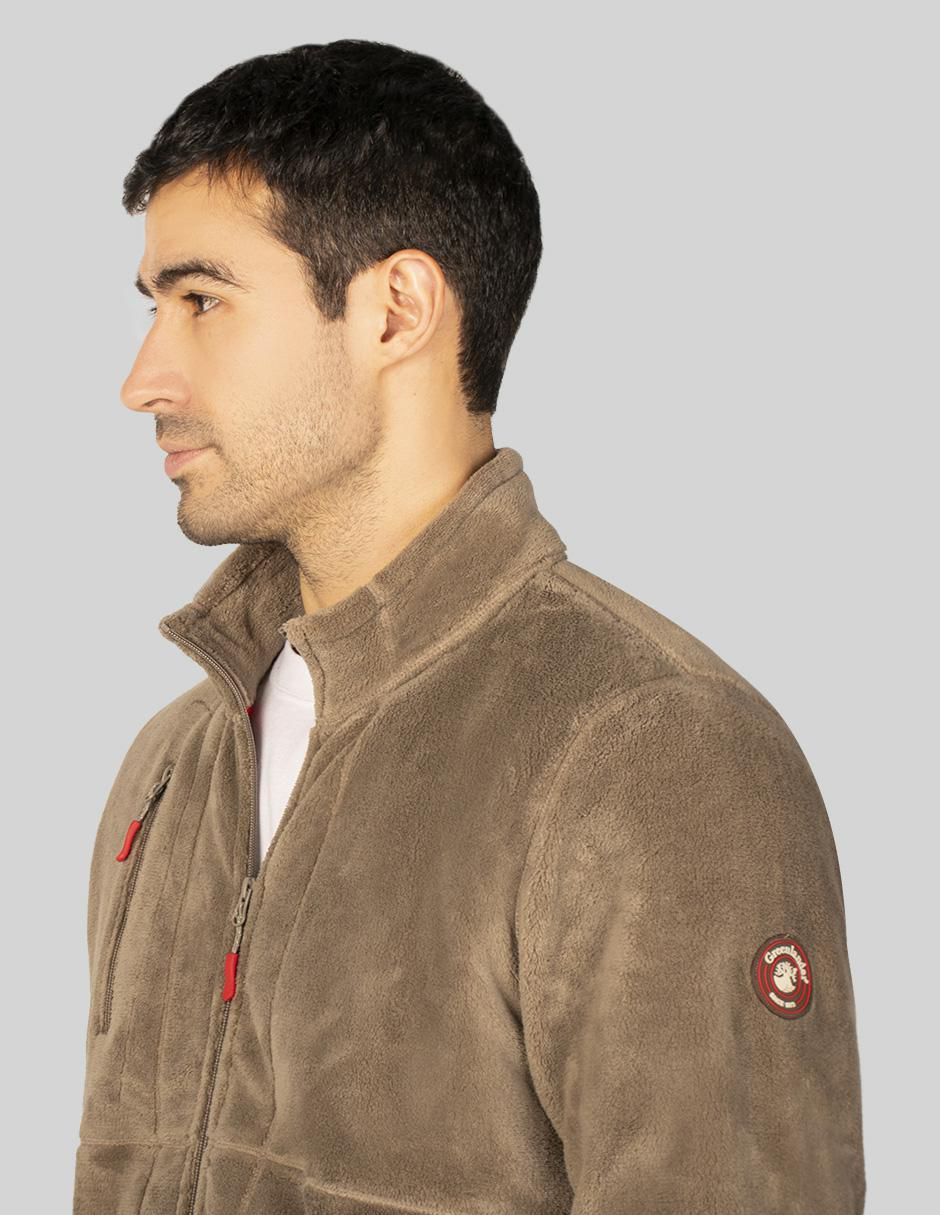 Chamarra casual Greenlander con bolsillos para hombre