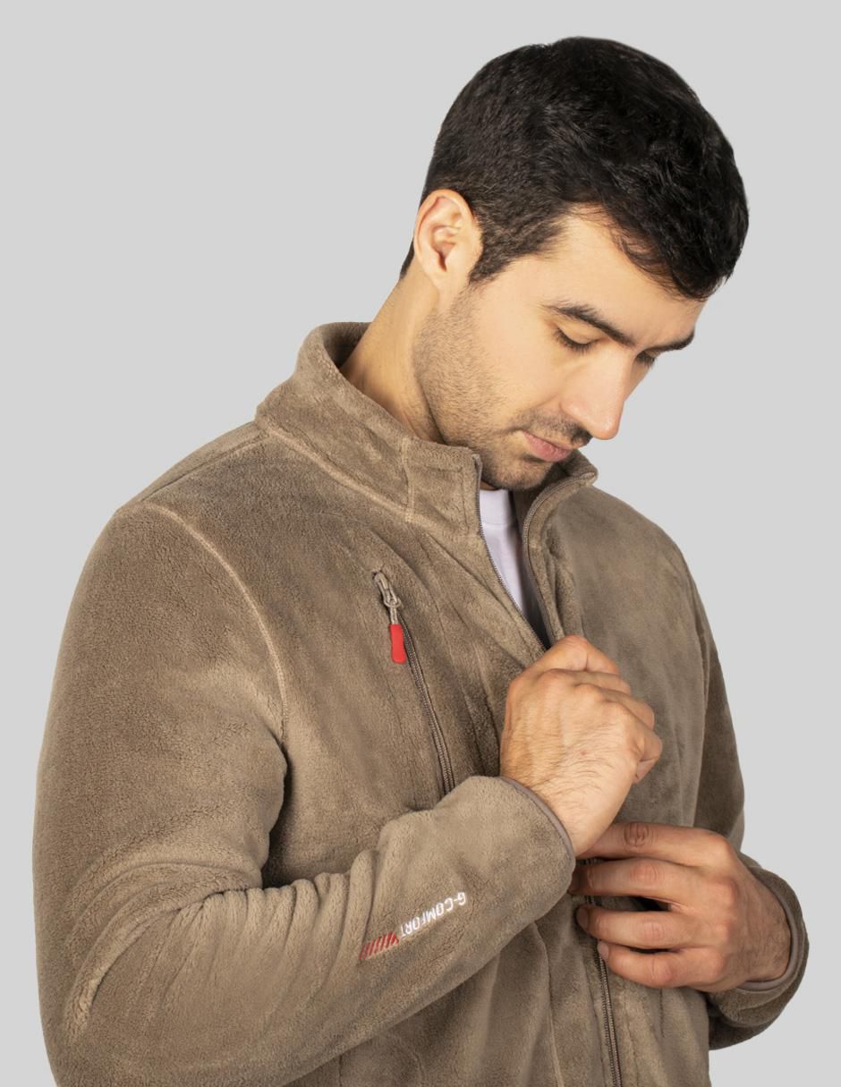 Chamarra casual Greenlander con bolsillos para hombre