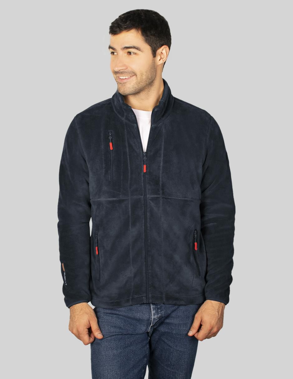Chamarra casual con bolsillos para hombre Chamarra casual con bolsillos para hombre