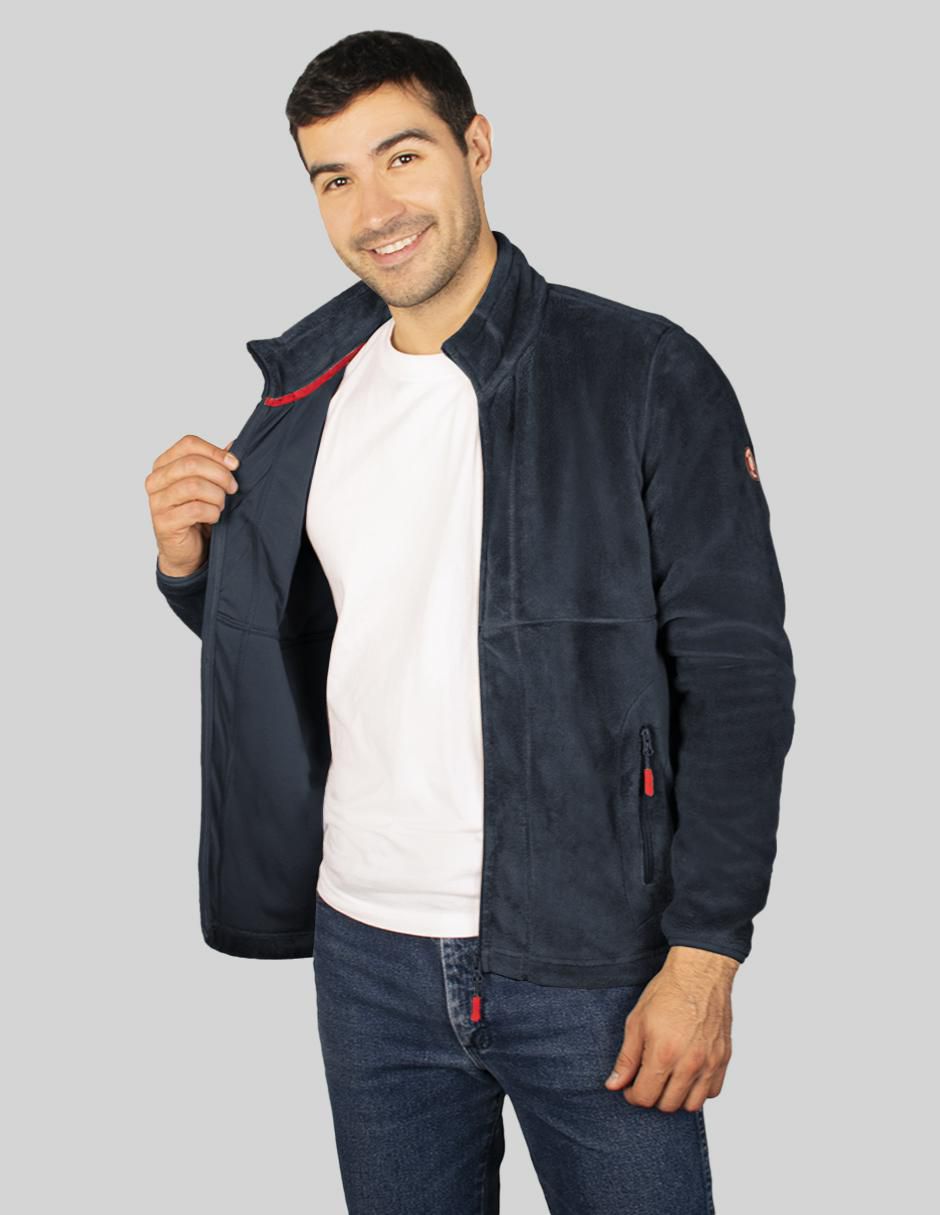 Chamarra casual con bolsillos para hombre 2