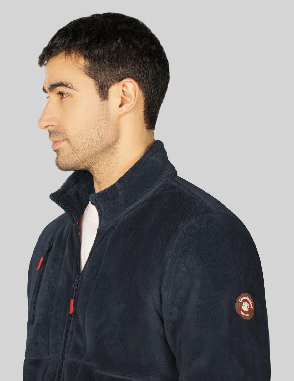 Chamarra casual con bolsillos para hombre 3