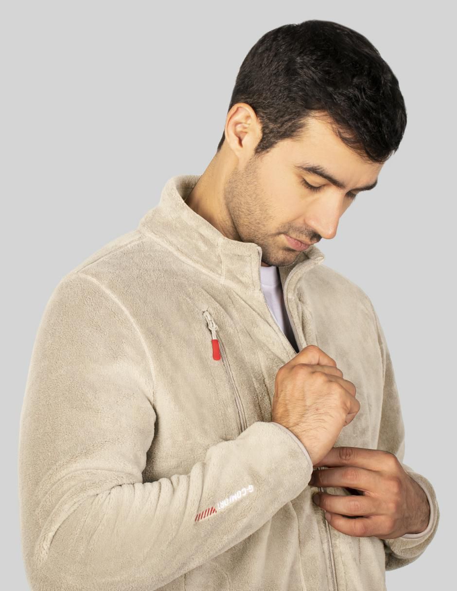 Chamarra casual con bolsillos para hombre 4