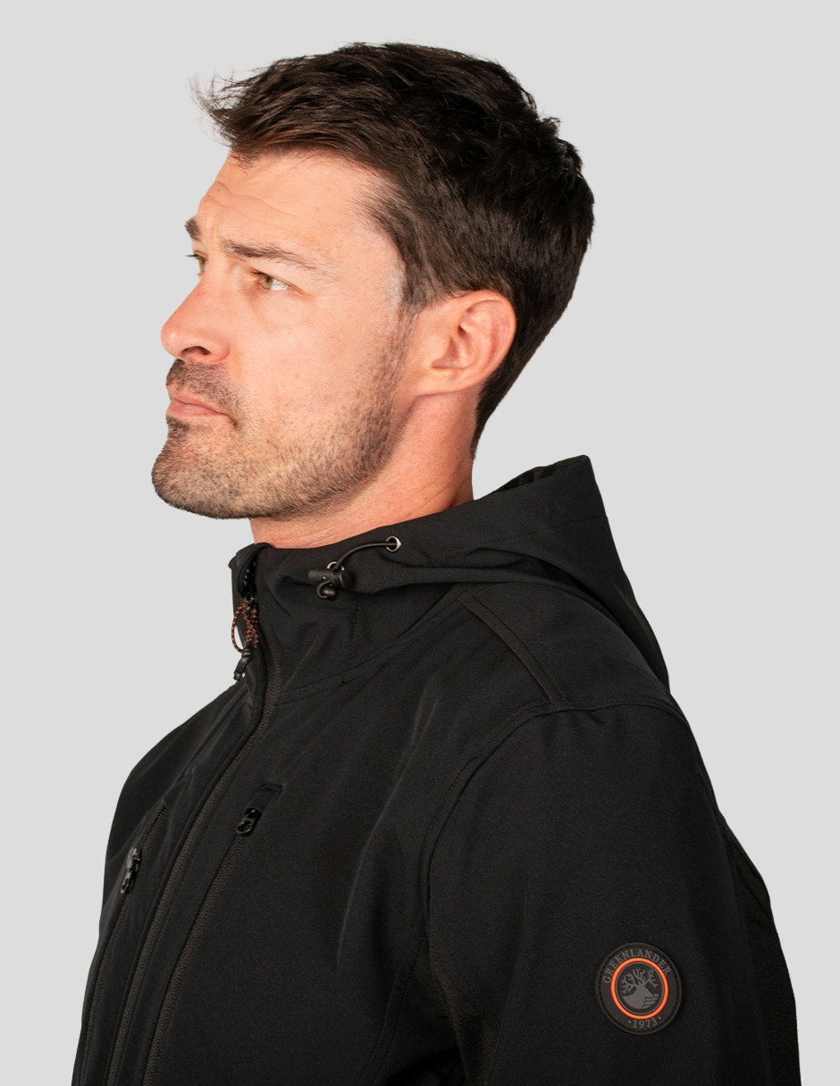 Chamarra casual Estilo reducido en talla impermeable con capucha para hombre 5