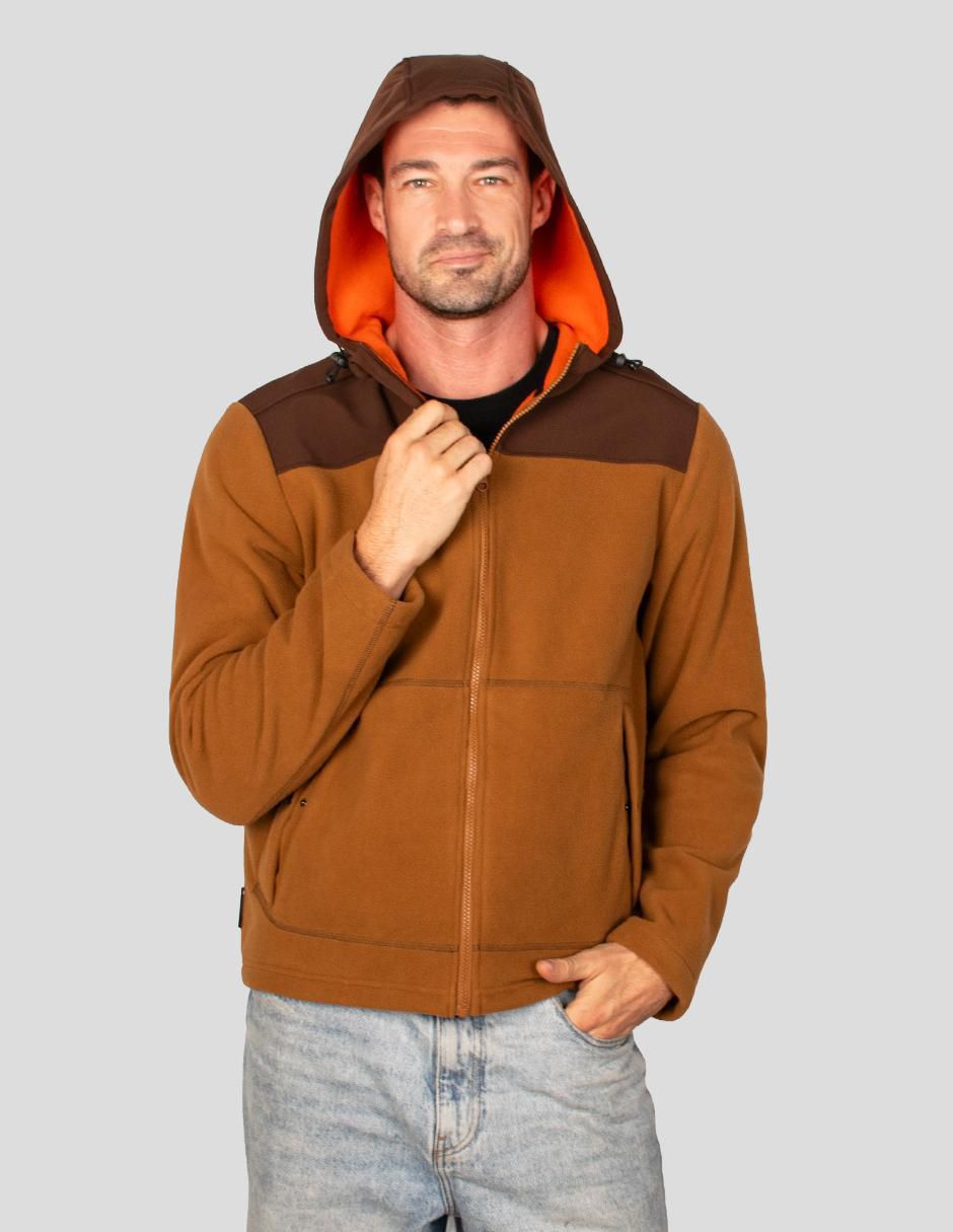 Chamarra casual impermeable con capucha para hombre 5