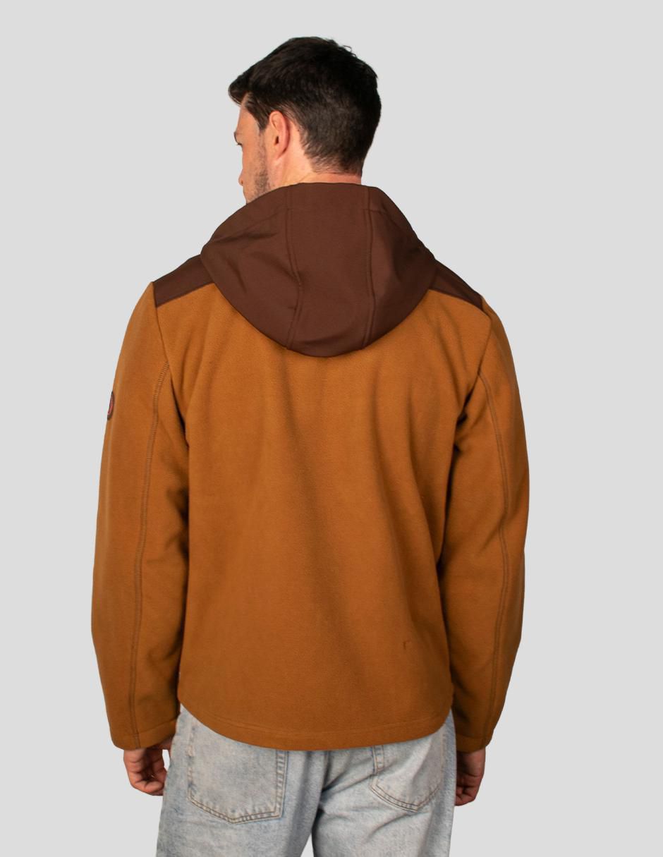 Chamarra casual impermeable con capucha para hombre 6