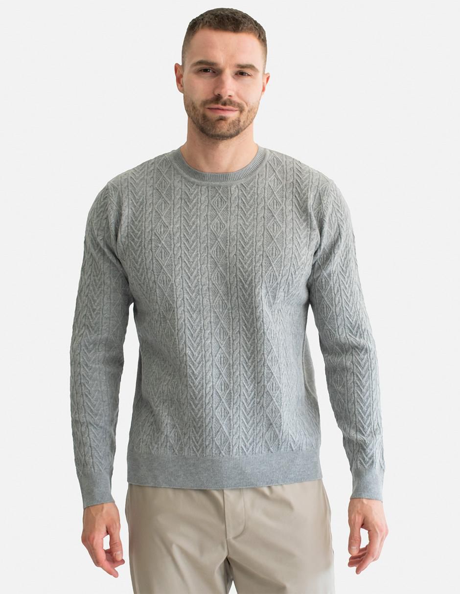 Suéter cuello redondo para hombre