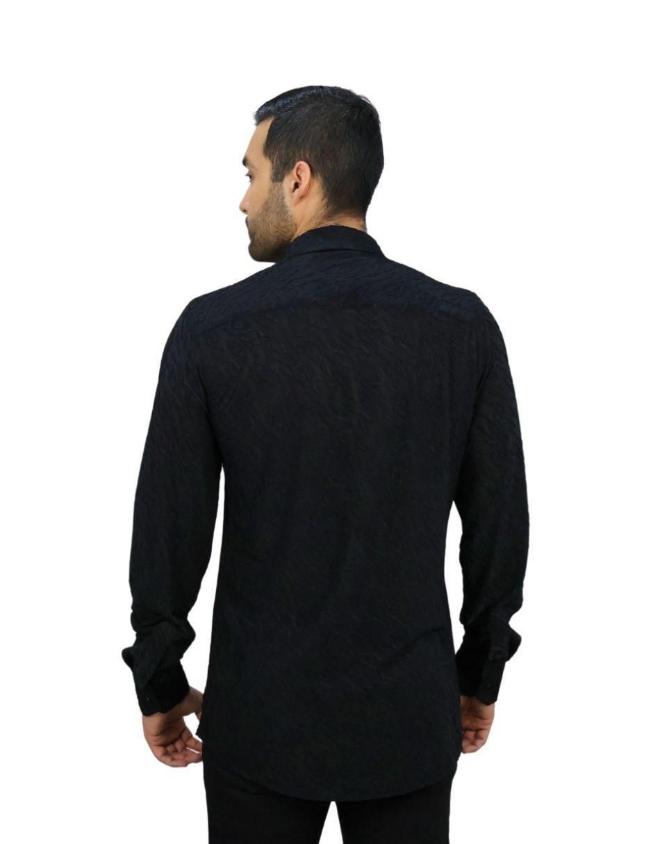 Camisa casual manga larga para hombre