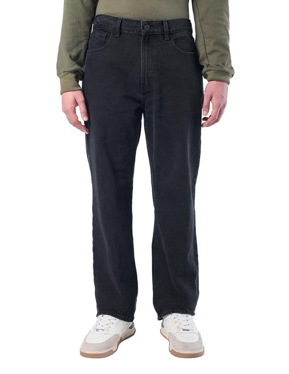 Jeans baggy lavado obscuro para hombre