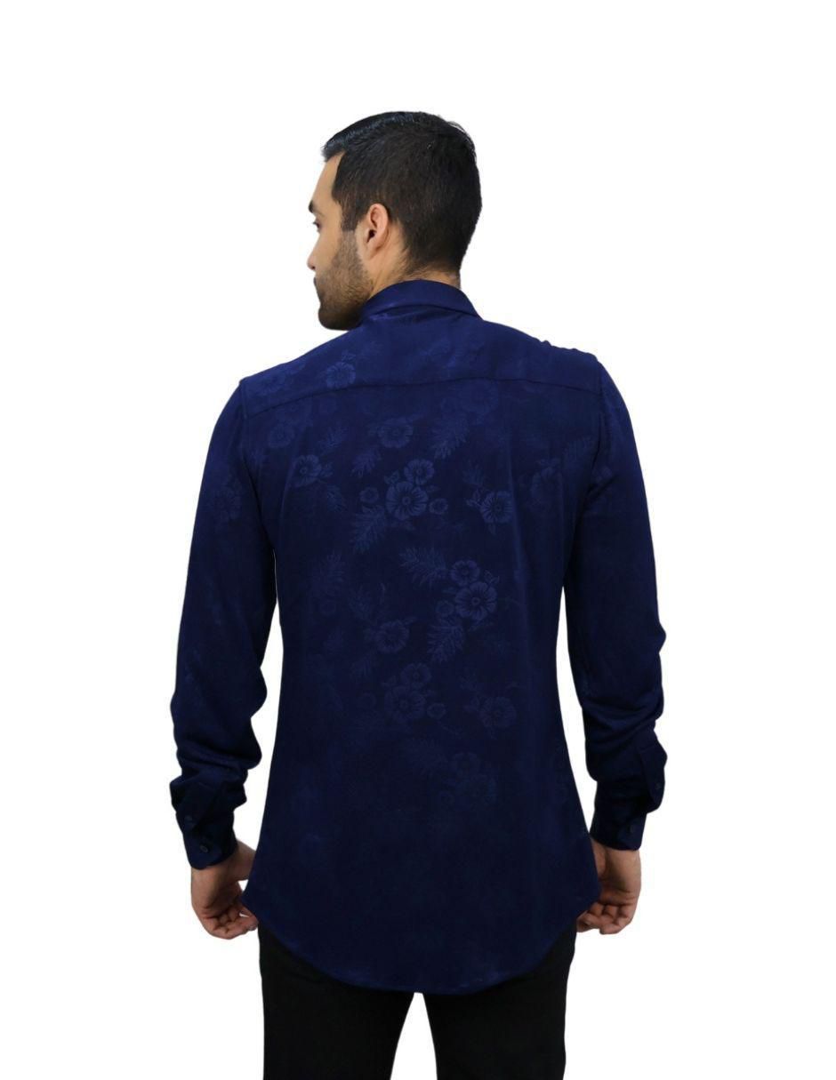 Camisa casual manga larga para hombre