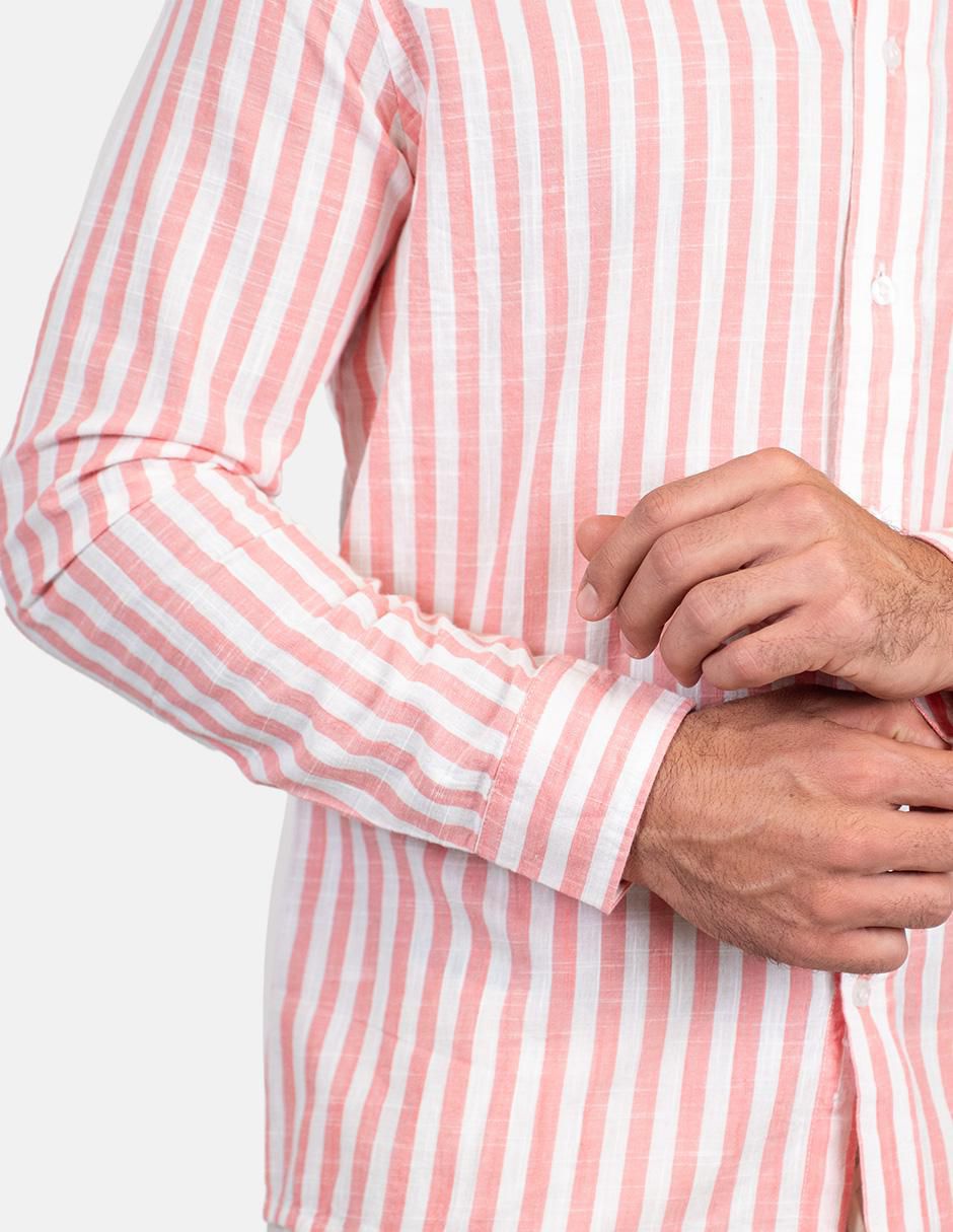 Camisa casual de algodón manga larga para hombre 3