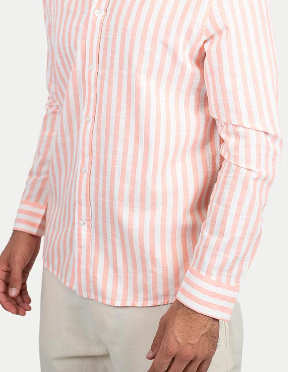 Camisa casual de algodón manga larga para hombre 3