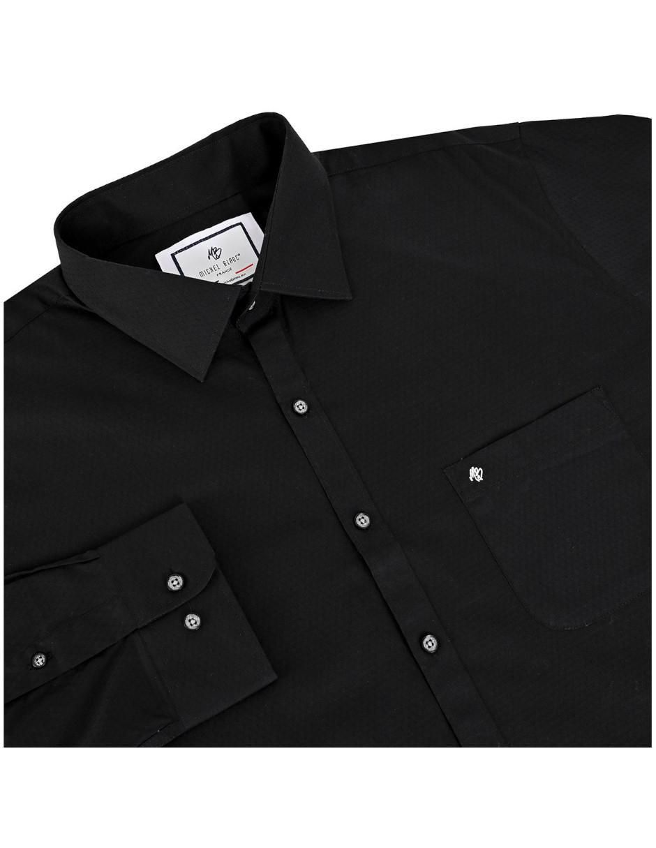 Camisa casual de algodón manga larga para hombre