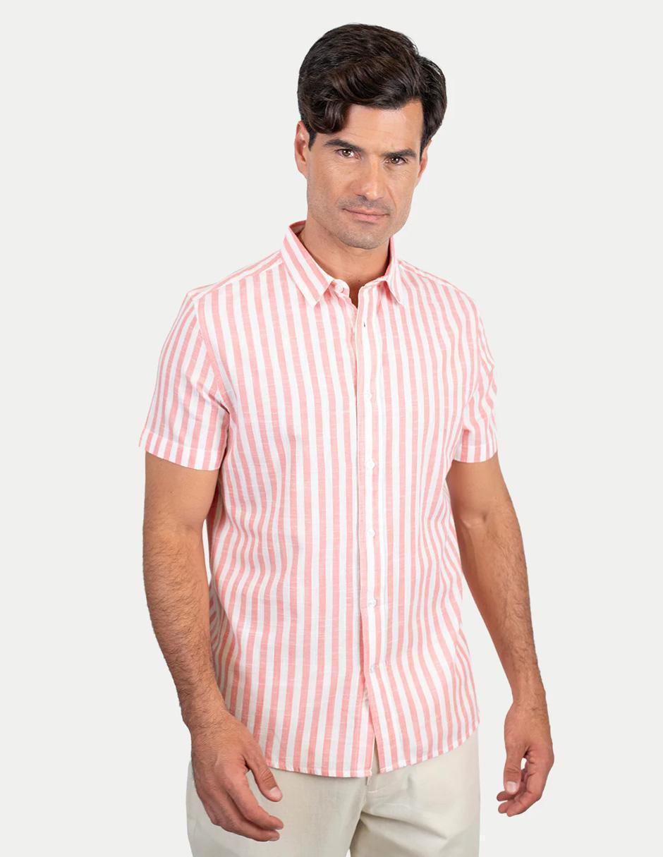 Camisa casual de algodón manga corta para hombre Camisa casual de algodón manga corta para hombre