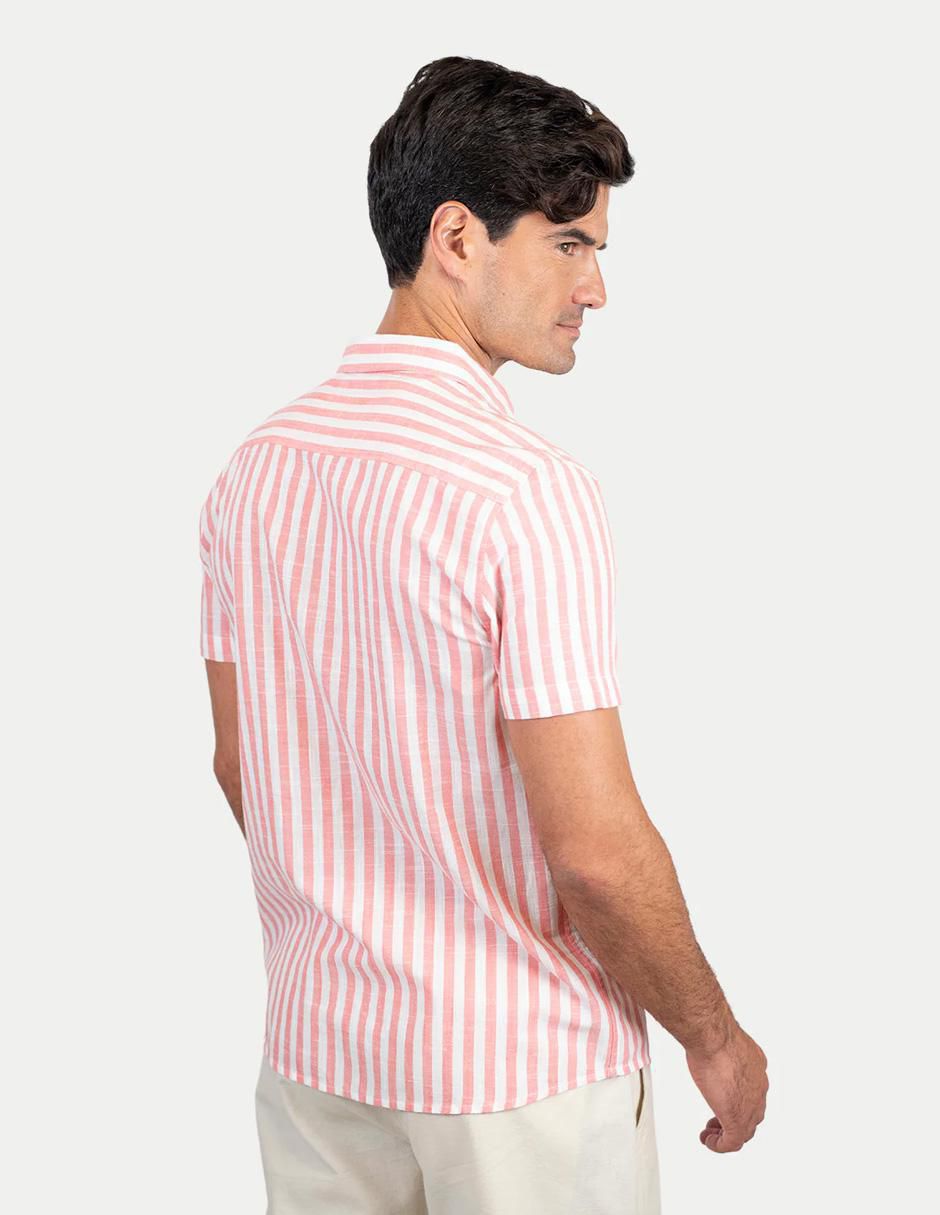 Camisa casual de algodón manga corta para hombre 3