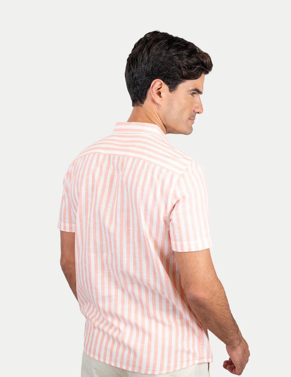 Camisa casual de algodón manga corta para hombre 3