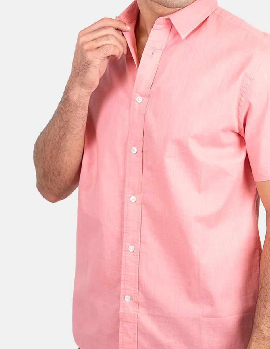 Camisa casual de algodón manga corta para hombre 3