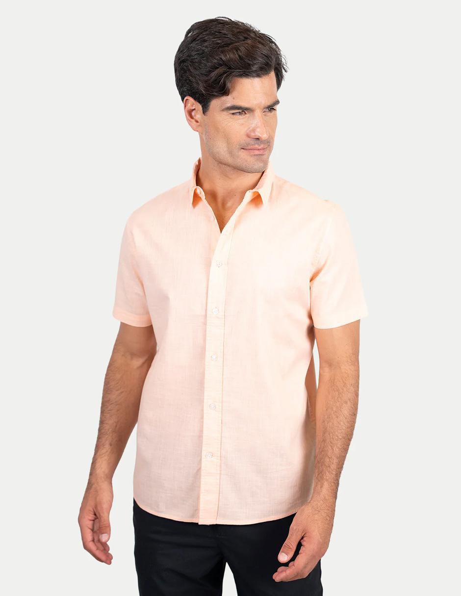 Camisa casual de algodón manga corta para hombre Camisa casual de algodón manga corta para hombre