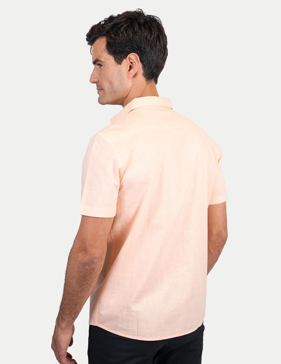Camisa casual de algodón manga corta para hombre 3
