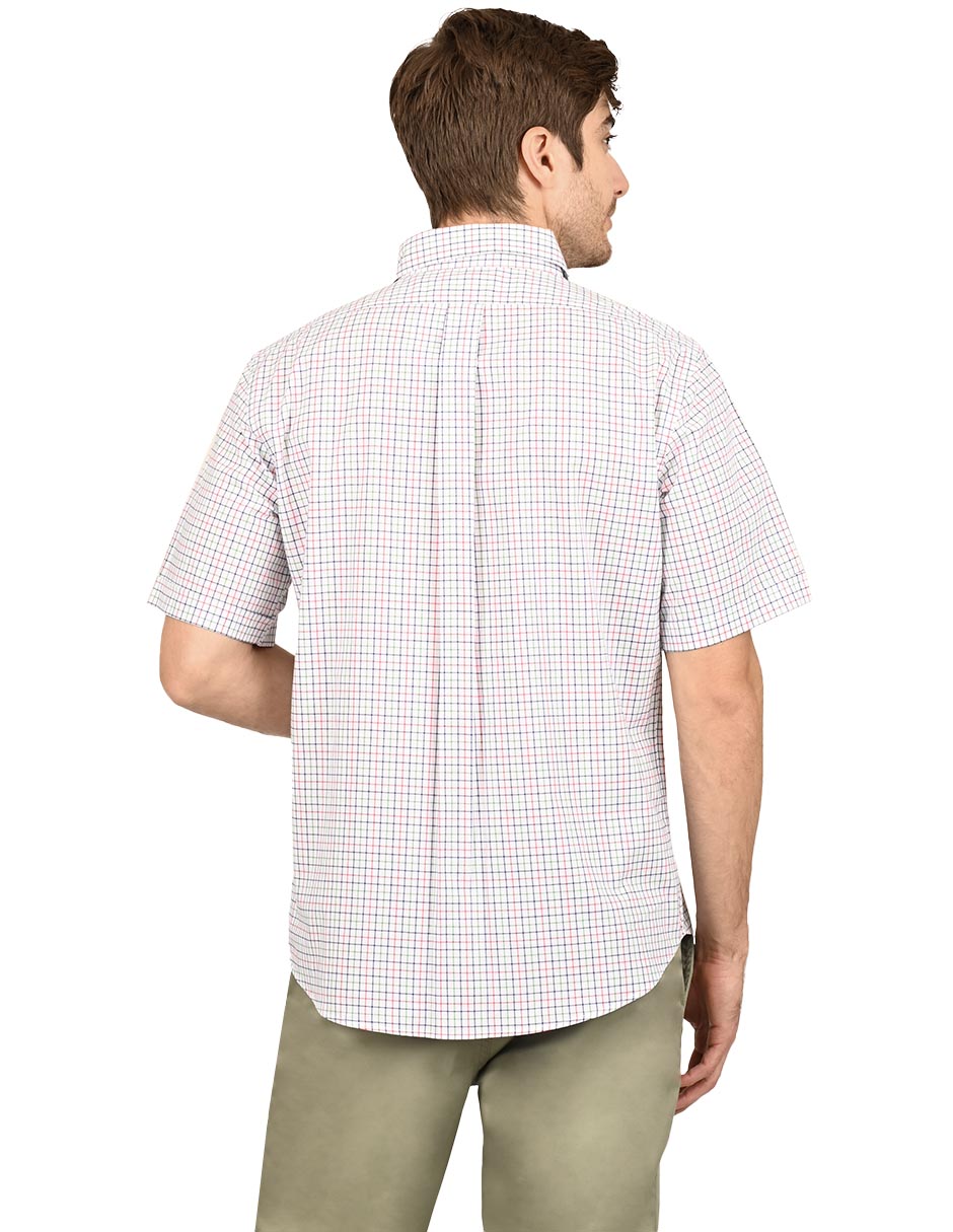 Camisa casual de algodón manga corta para hombre 3