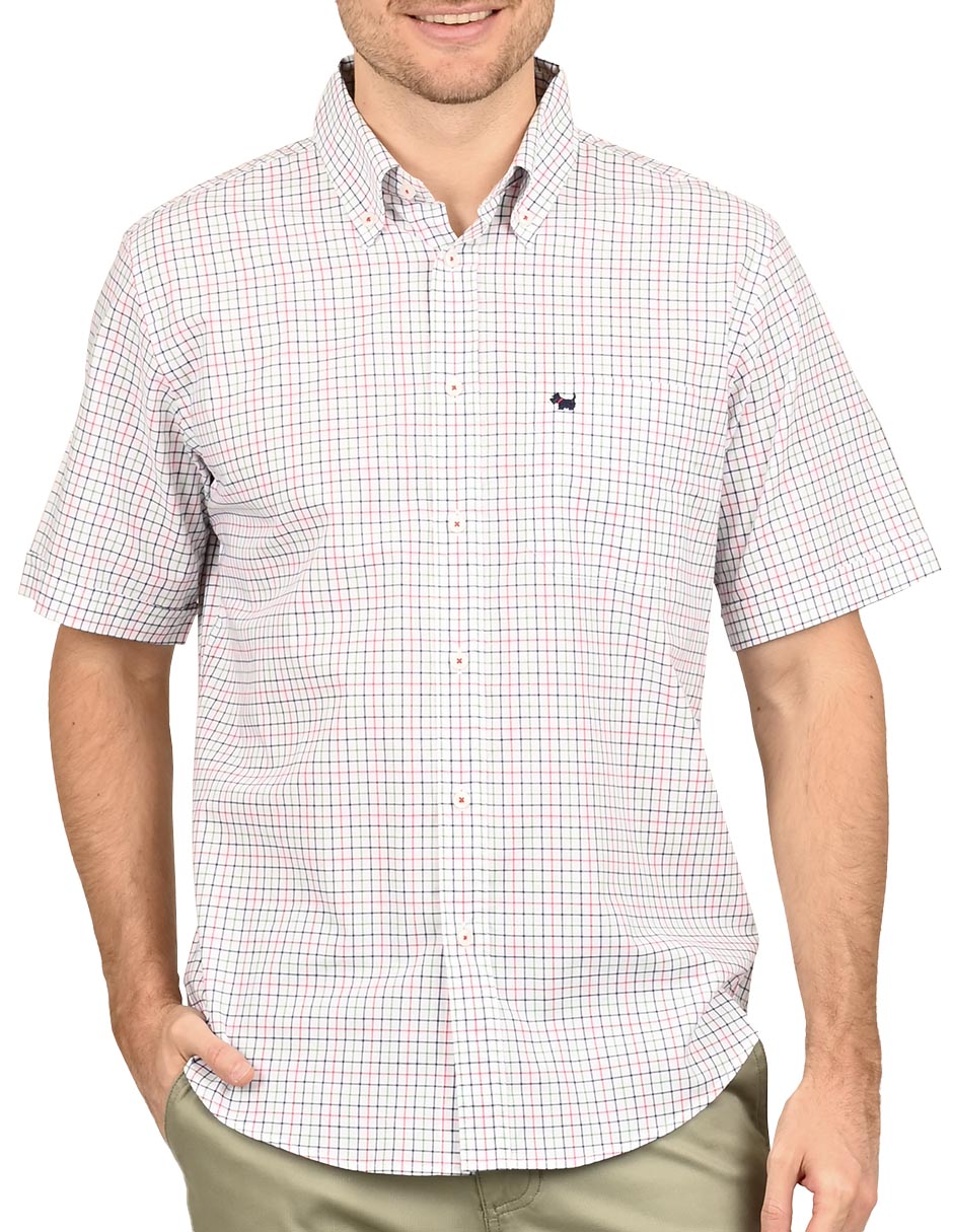 Camisa casual de algodón manga corta para hombre 2