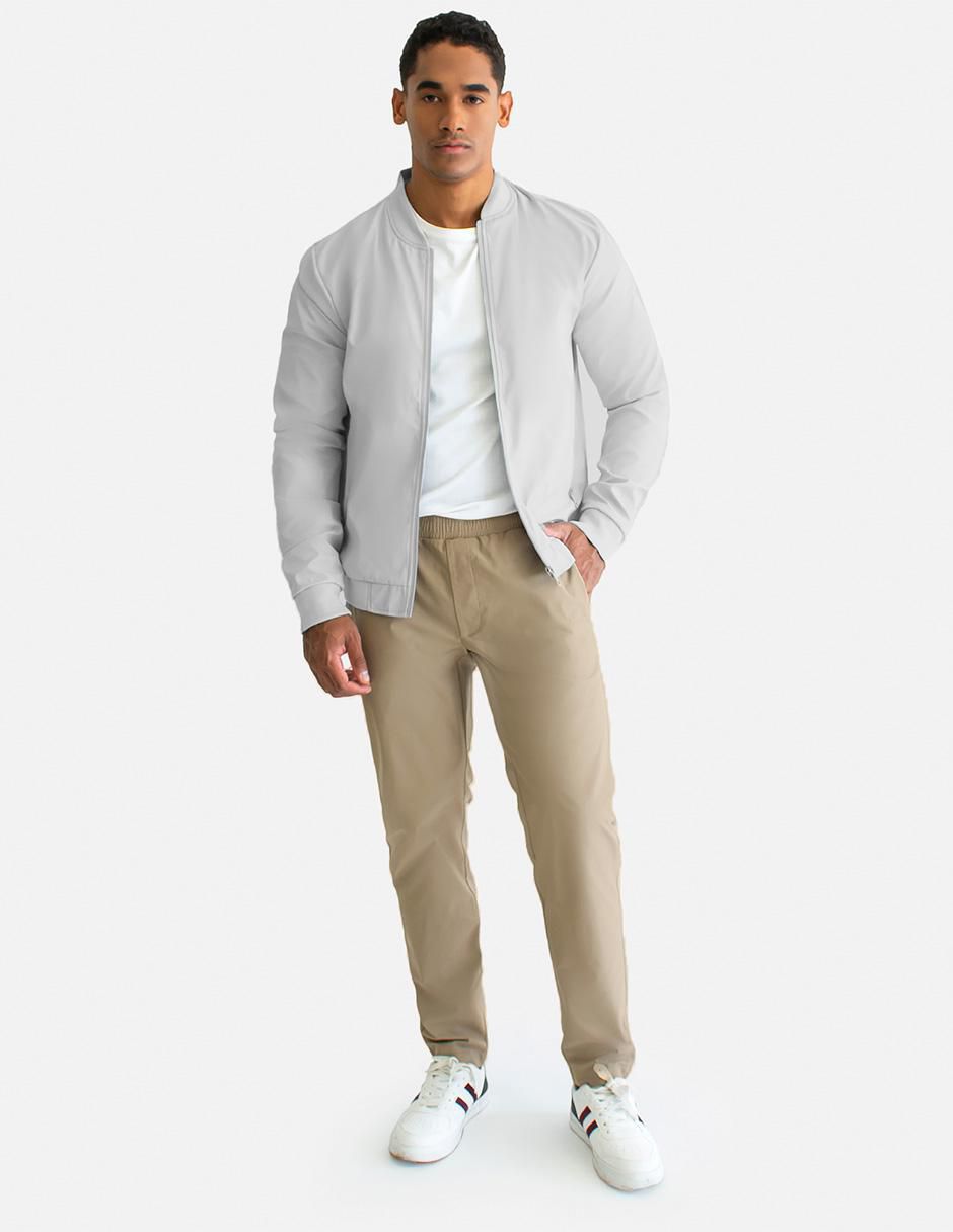 Chamarra bomber con bolsillos para hombre 3
