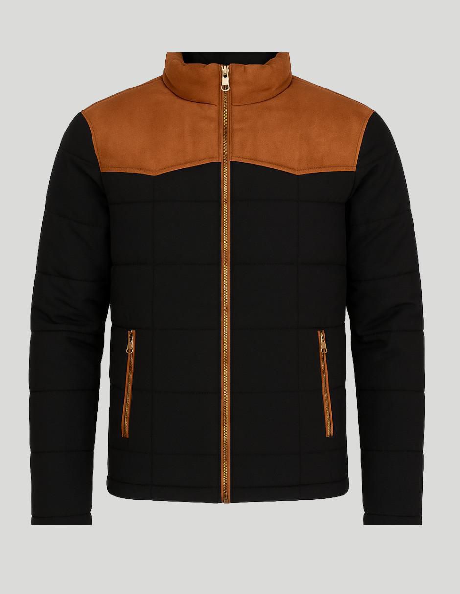 Chamarra casual con bolsillos para hombre