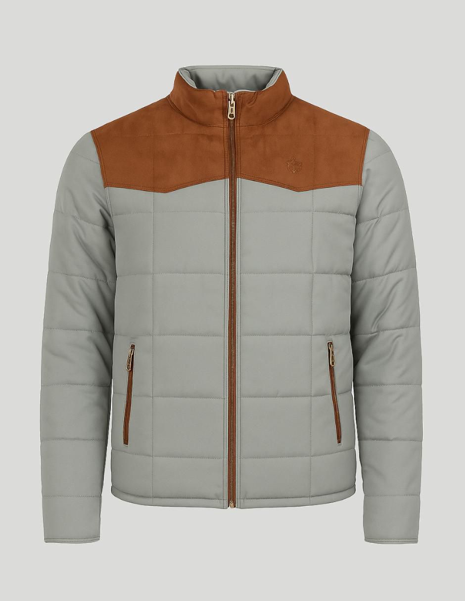 Chamarra casual con bolsillos para hombre