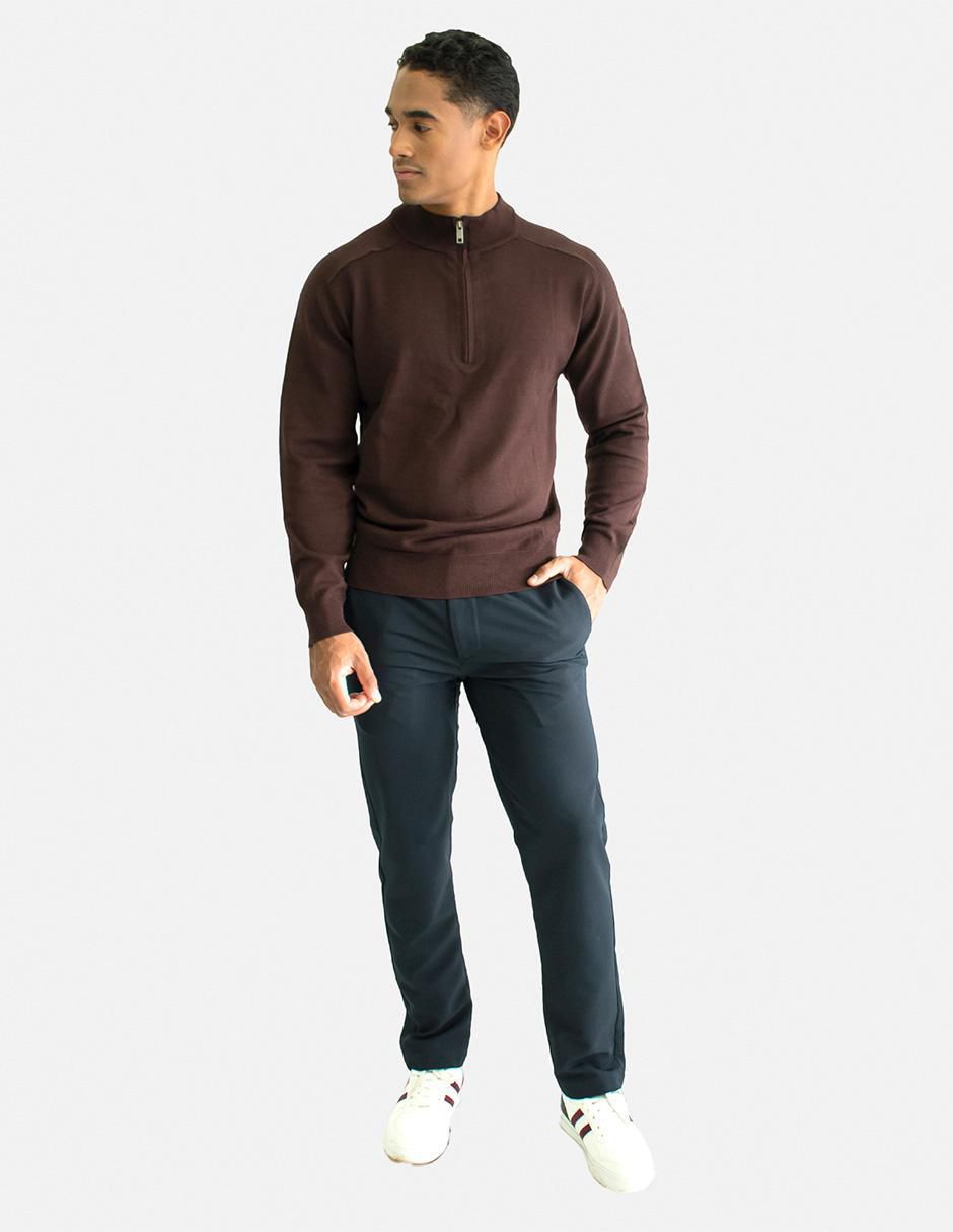 Suéter cuello con cierre para hombre 3