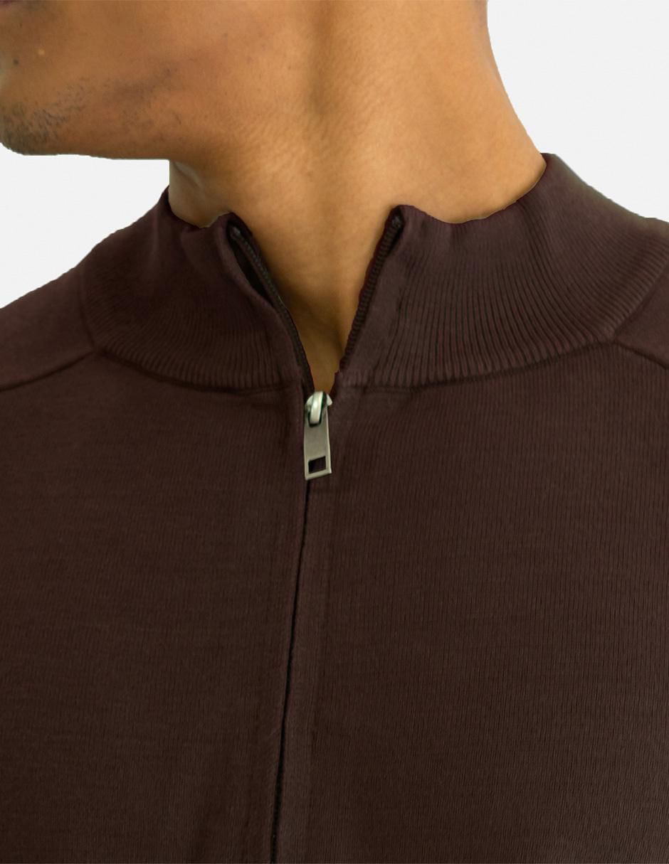 Suéter cuello con cierre para hombre 2