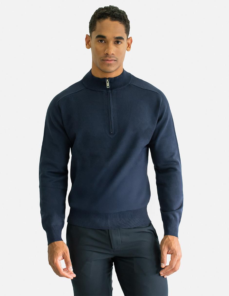 Suéter cuello con cierre para hombre Suéter cuello con cierre para hombre
