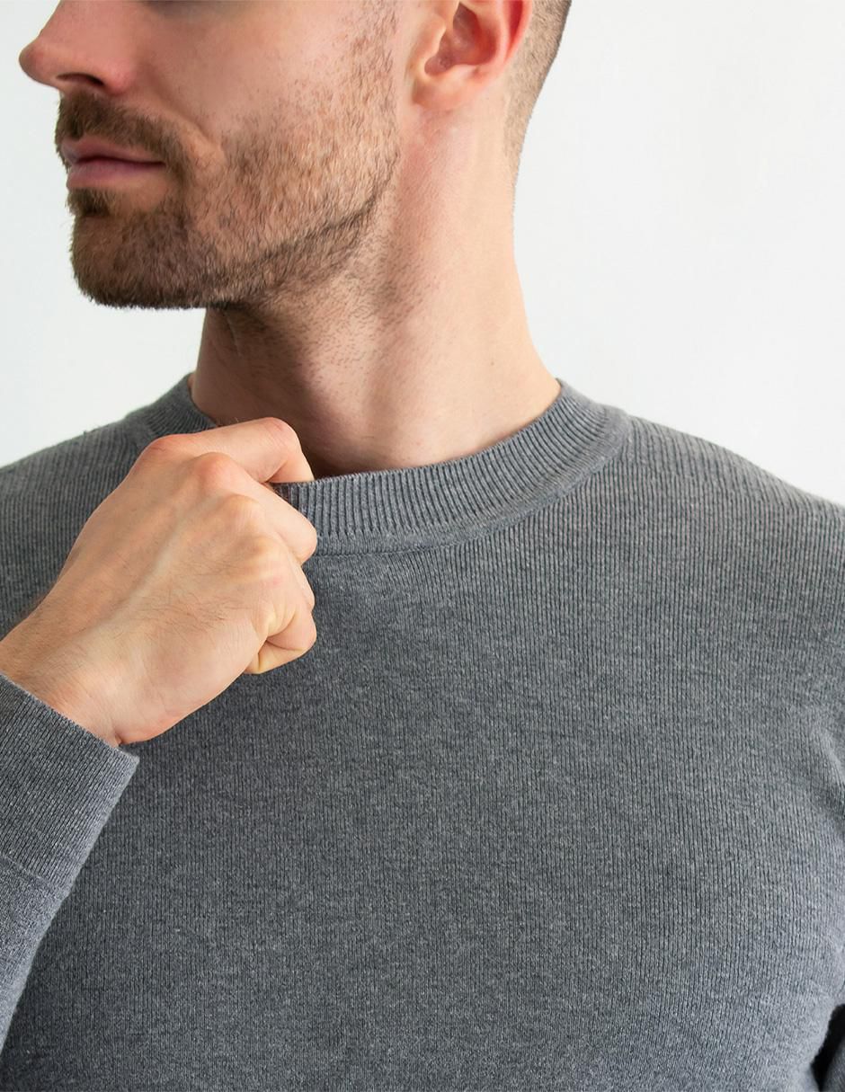 Suéter cuello redondo para hombre 4
