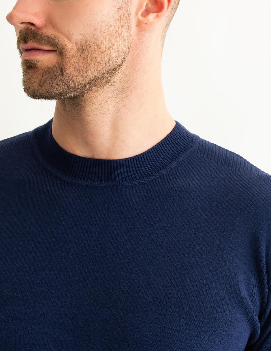 Suéter cuello redondo para hombre 4