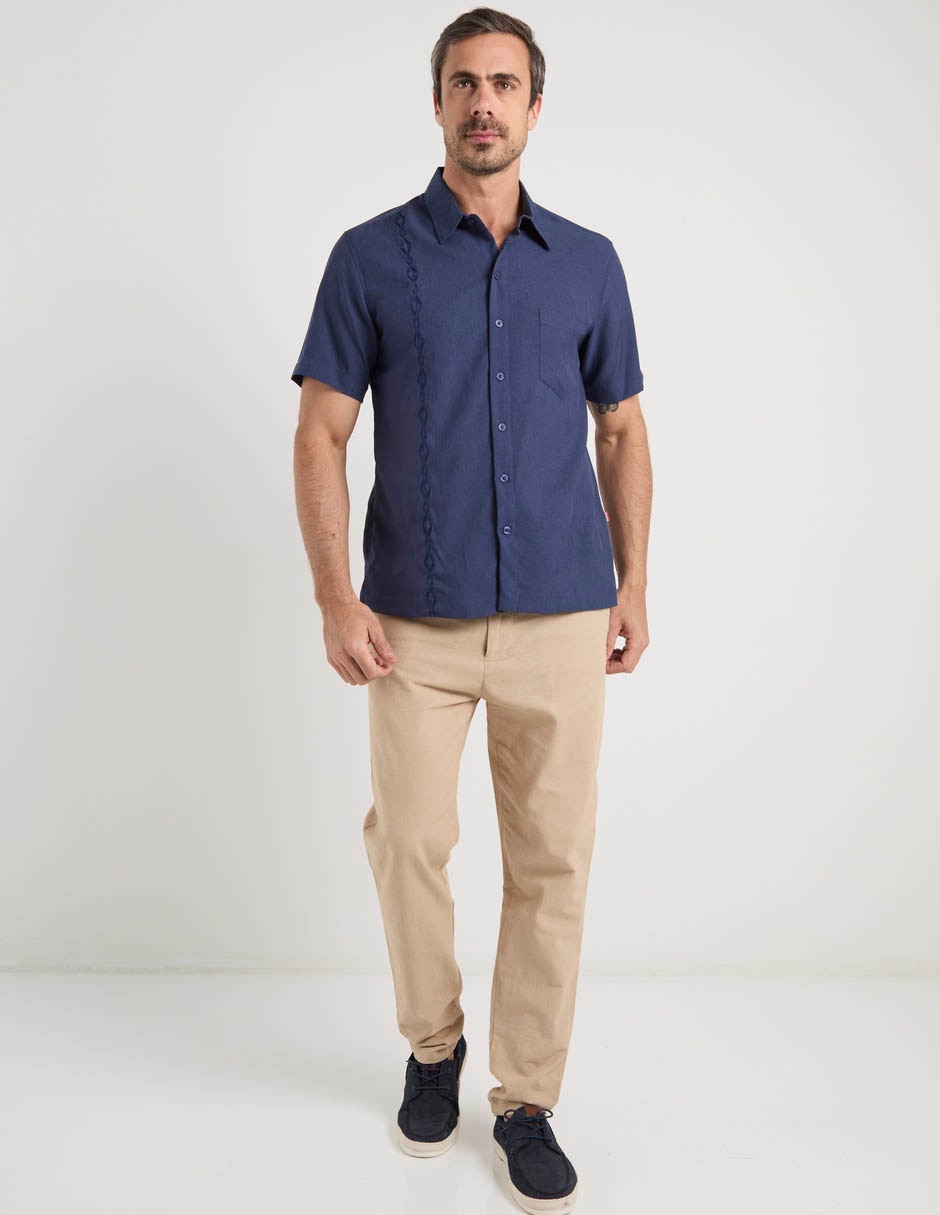 Guayabera manga corta Costavana para hombre