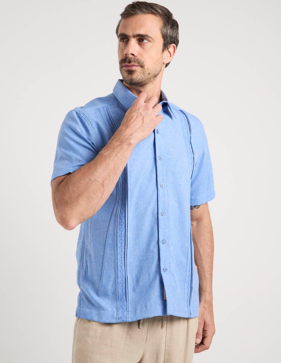 Guayabera manga corta Costavana para hombre