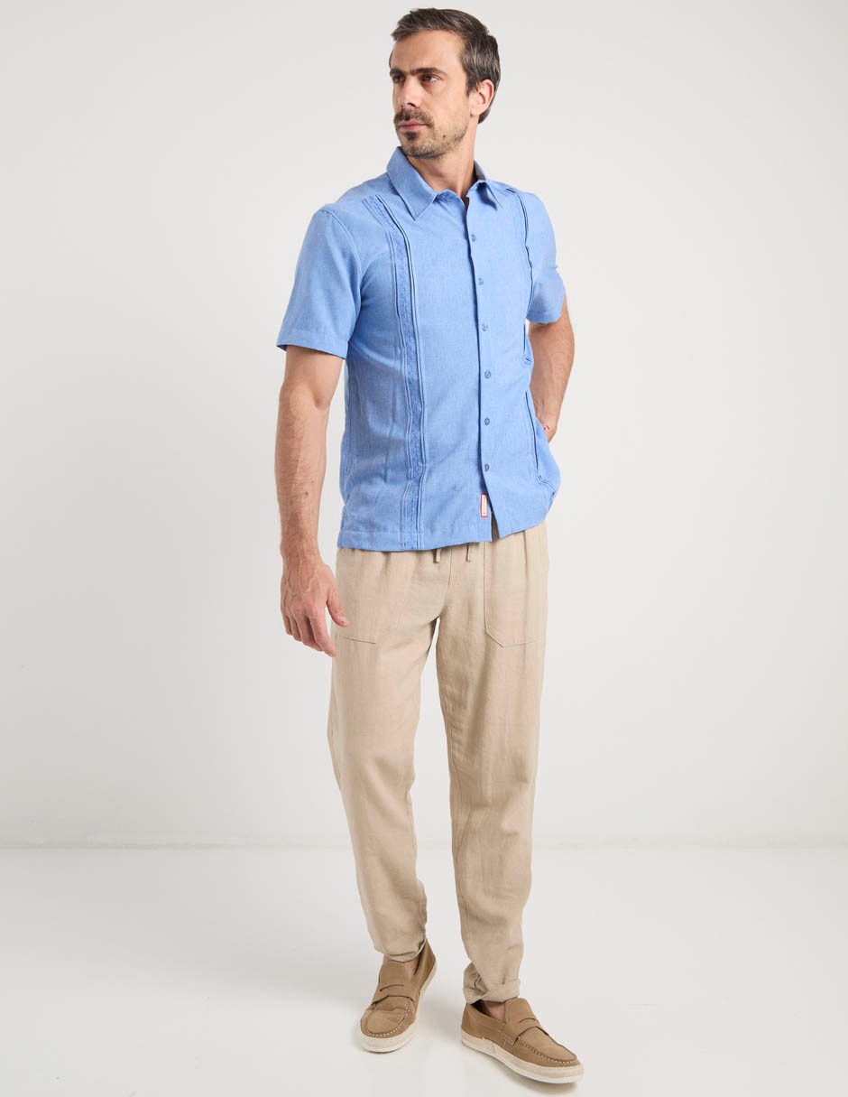 Guayabera manga corta Costavana para hombre