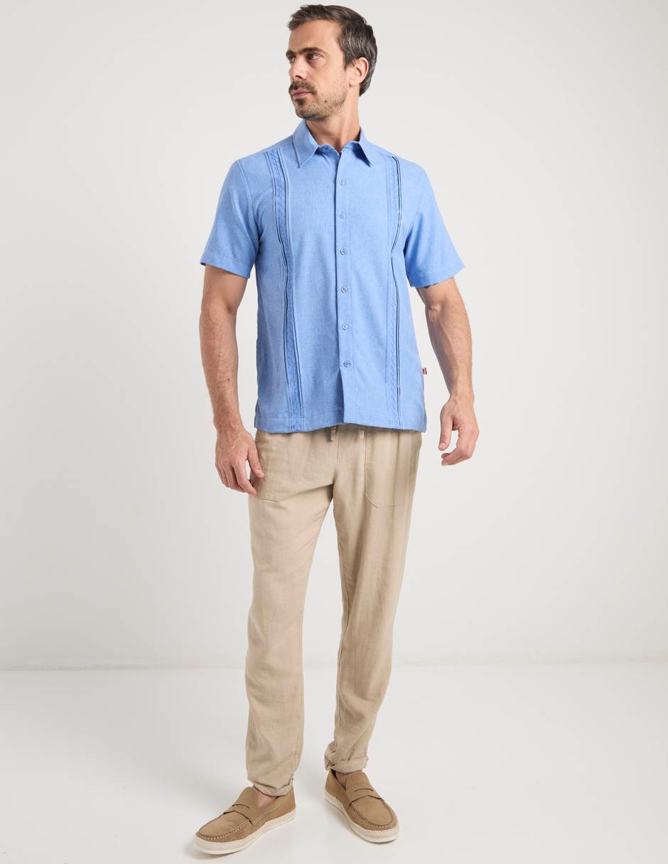 Guayabera manga corta Costavana para hombre