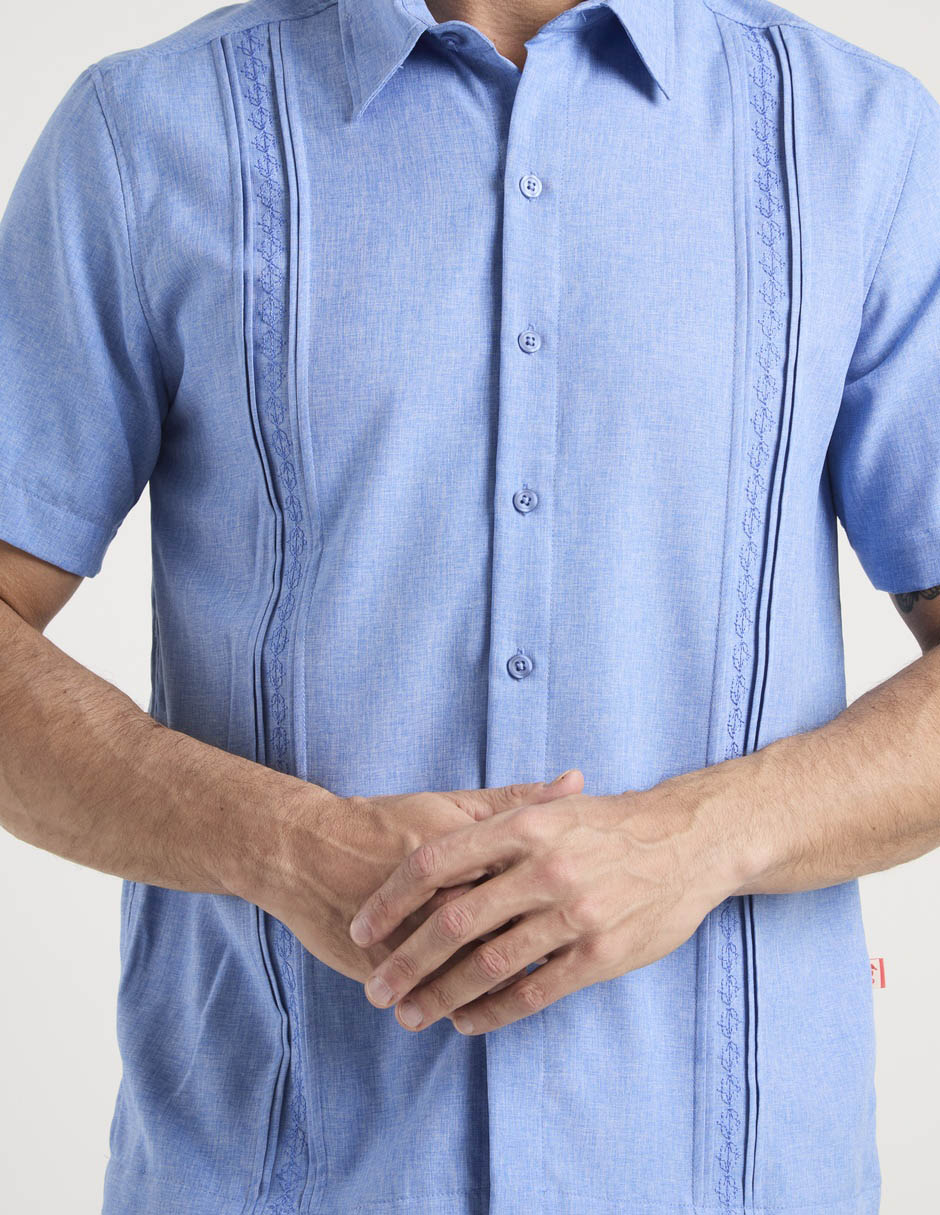 Guayabera manga corta Costavana para hombre