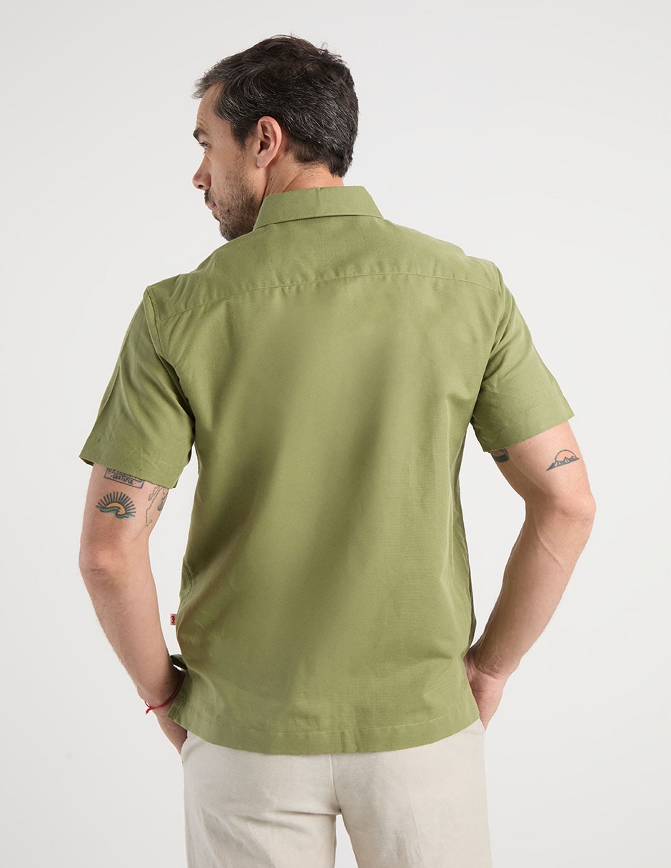 Guayabera manga corta Costavana para hombre