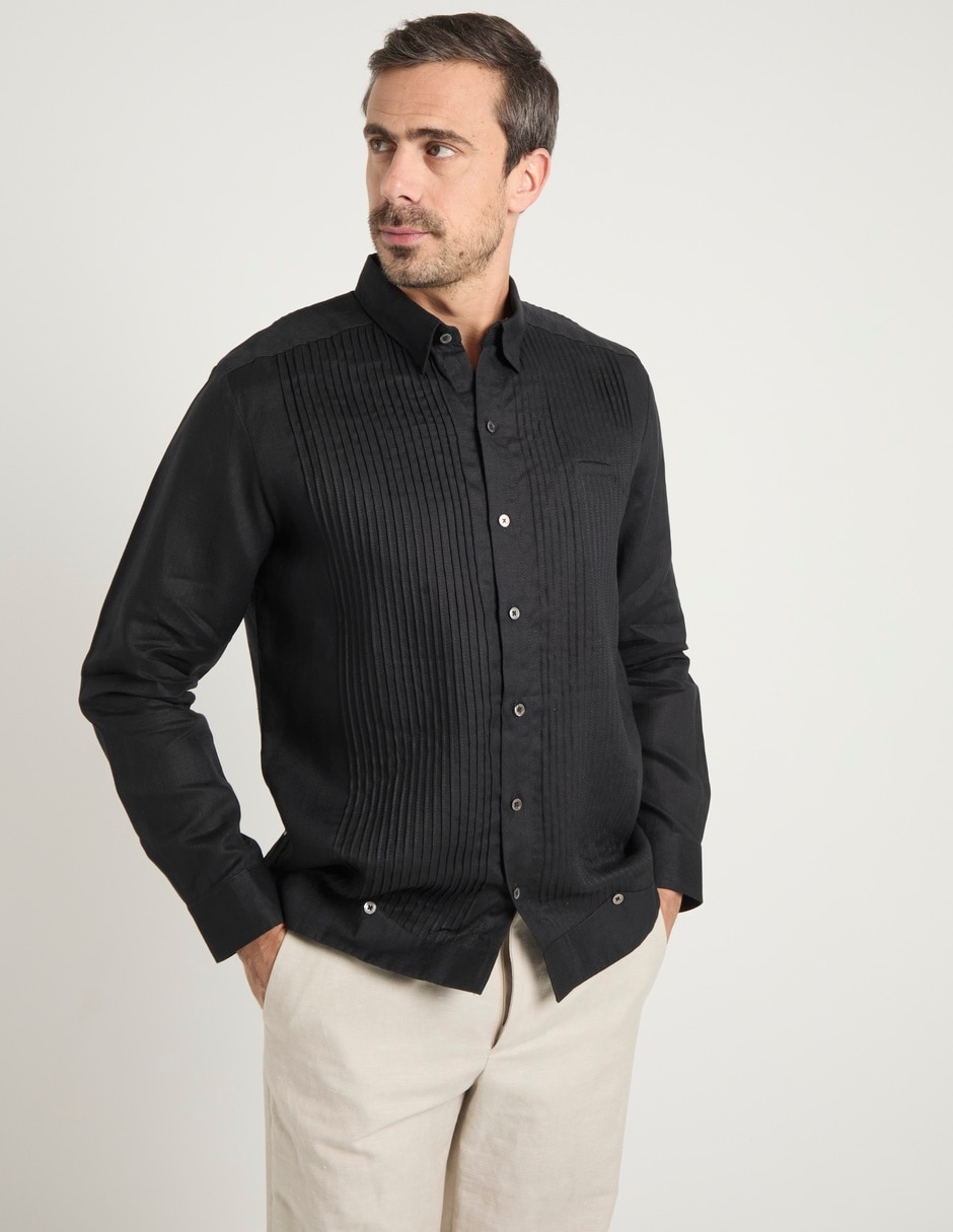 Guayabera manga larga Ábito para hombre