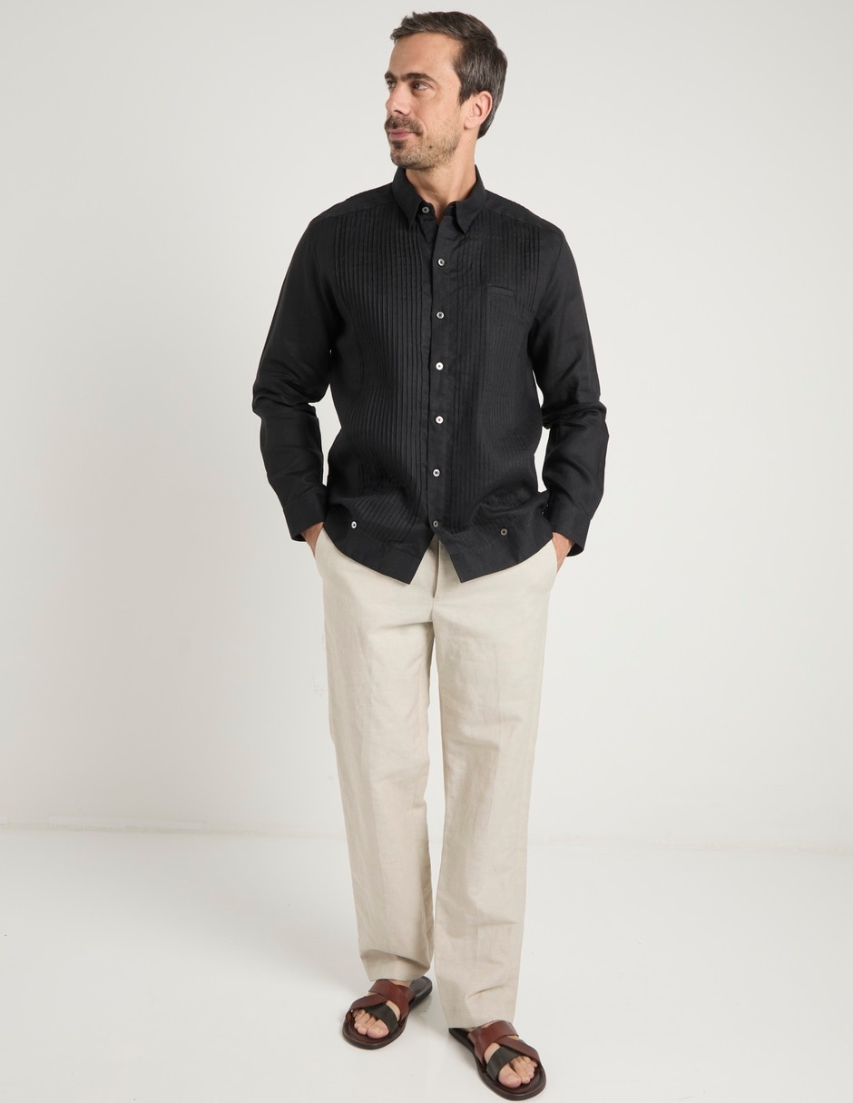 Guayabera manga larga Ábito para hombre