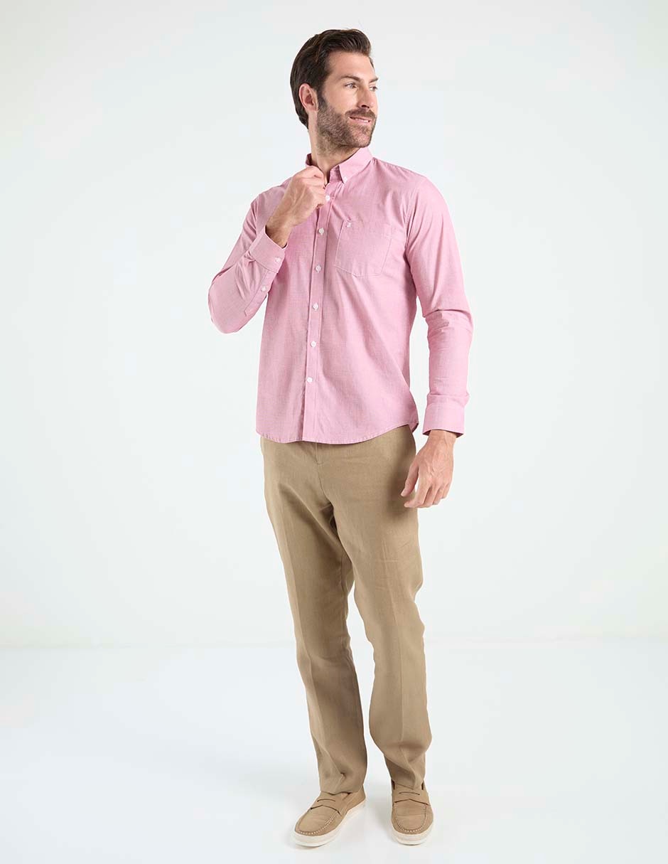 Pantalón de vestir slim de lino para hombre 6