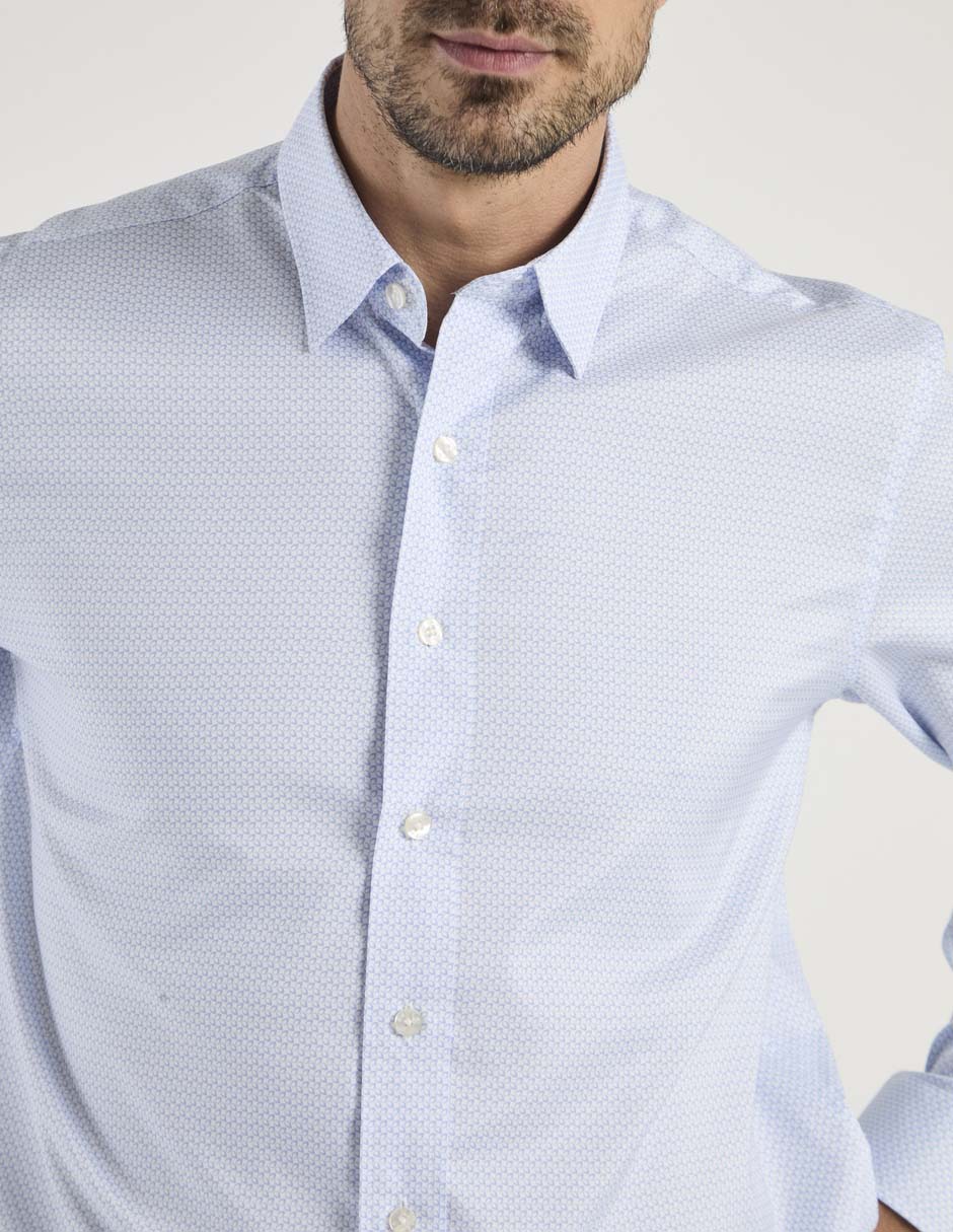 Camisa casual de algodón manga larga para hombre 5