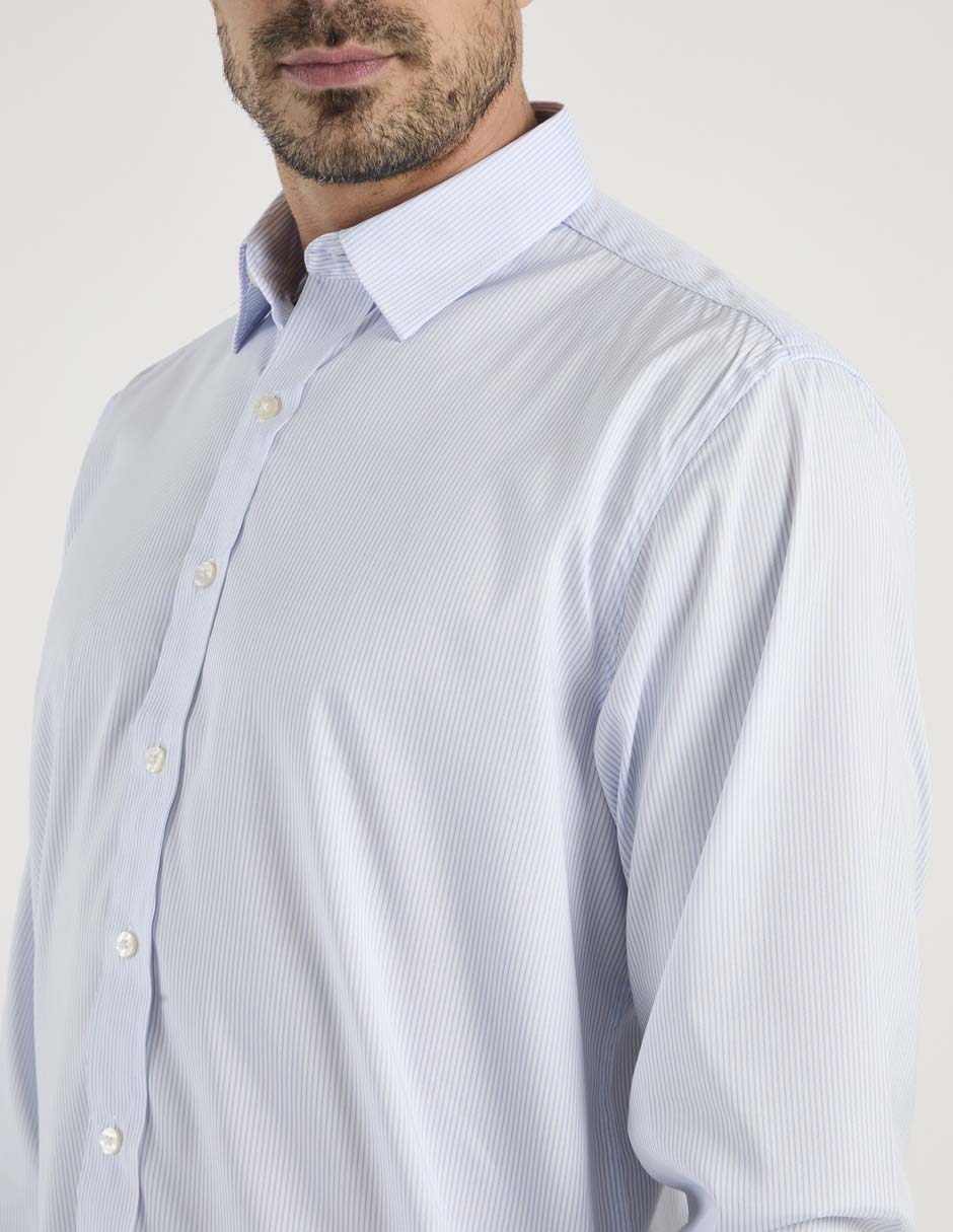 Camisa casual manga larga para hombre 3