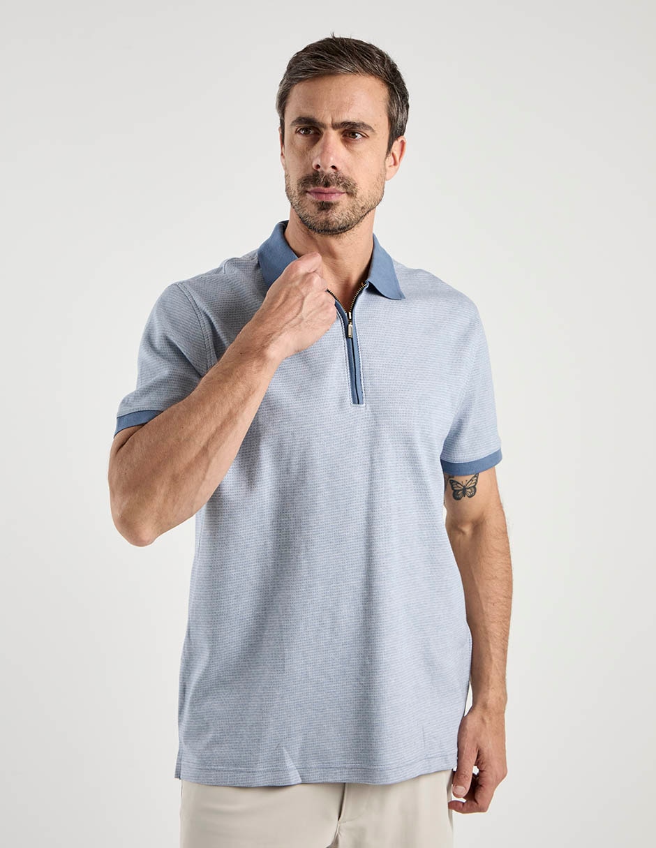 Playera tipo polo para hombre