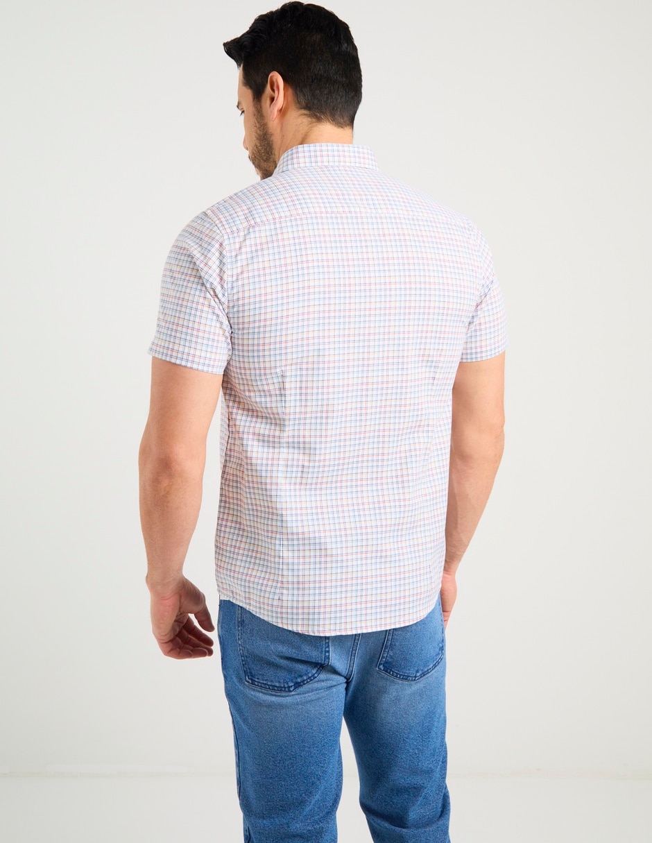 Camisa casual Dioro de algodón manga corta para hombre