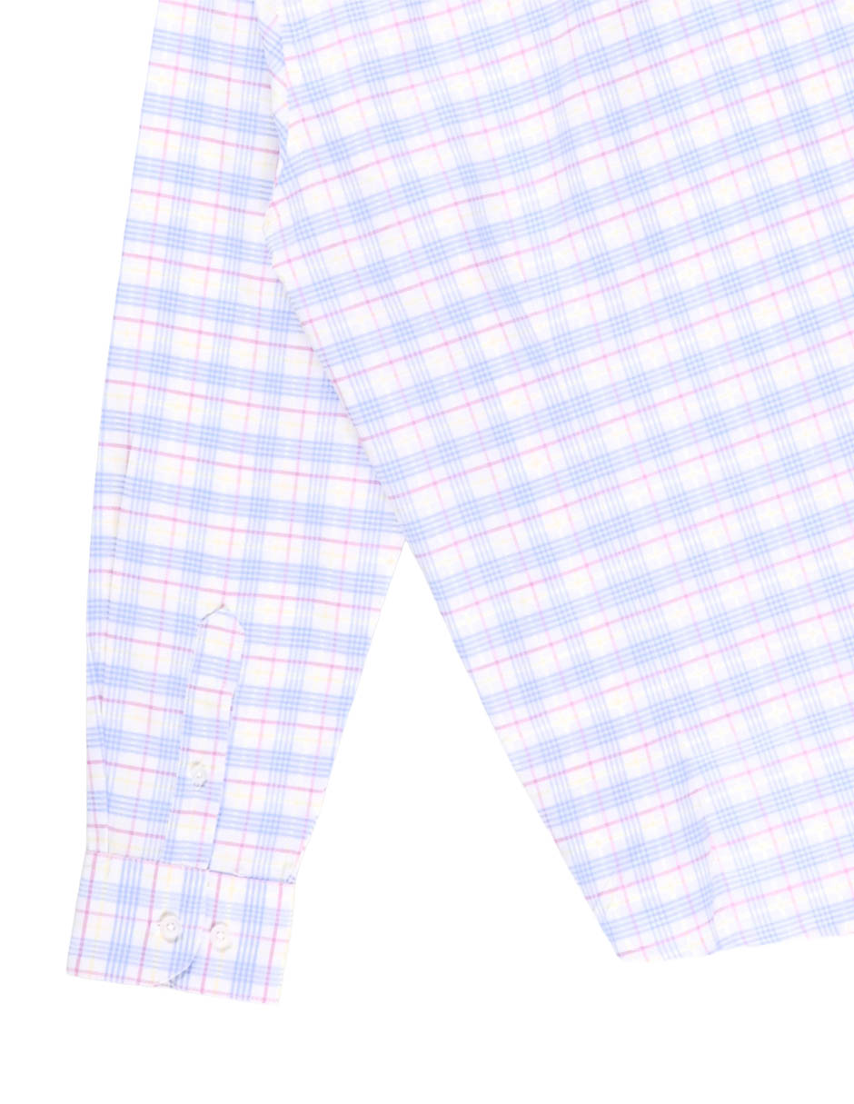 Camisa casual Dioro de algodón manga larga para hombre