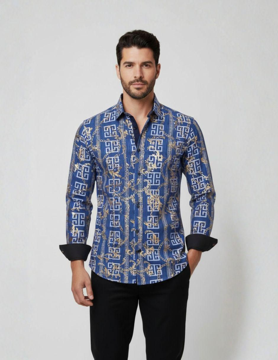 Camisa casual manga larga para hombre Camisa casual manga larga para hombre