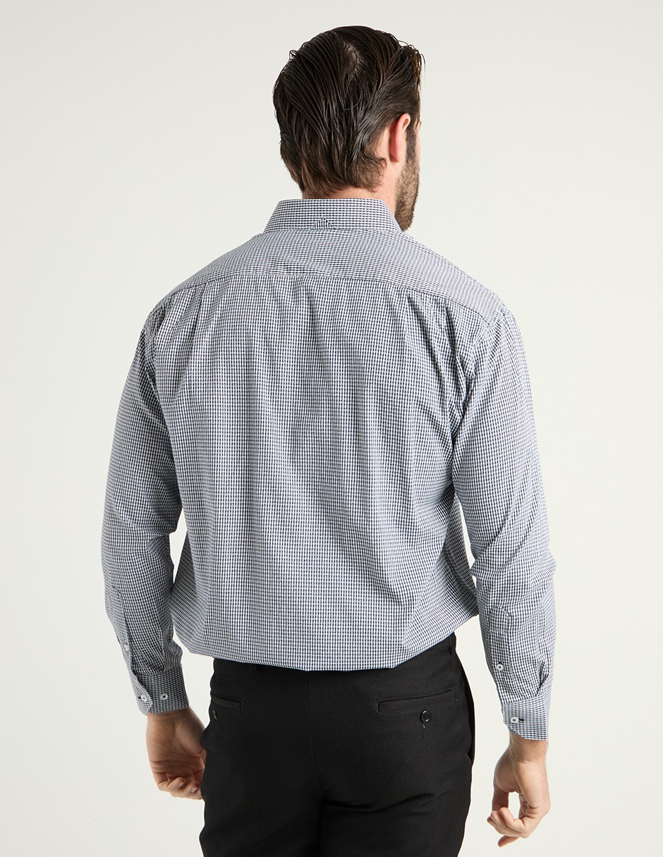 Camisa casual Cavalatty de algodón manga larga para hombre
